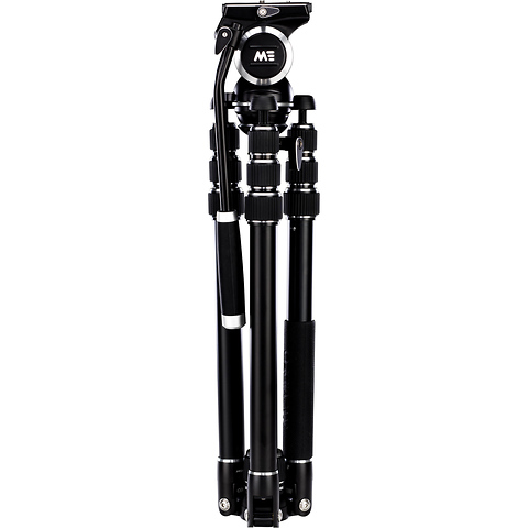 GlobeTrotter Video Travel Tripod Kit (Aluminum, Black) Image 2