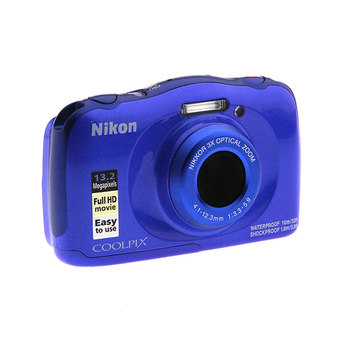 COOLPIX W100 Digital Camera - Blue (Open Box) Image 0