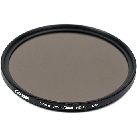 77mm Water White Glass NATural IRND 1.8 Filter (6-Stop) Image 0