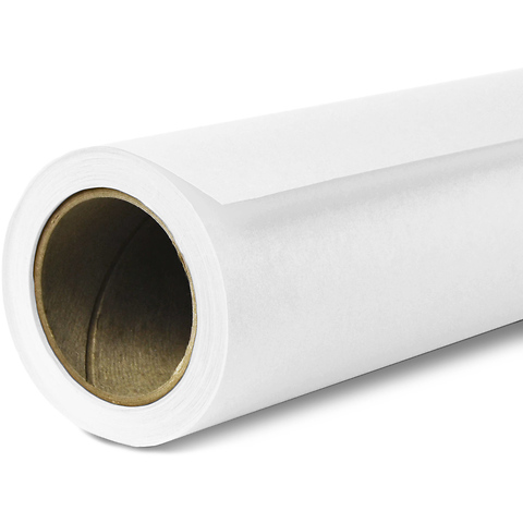 86 in x 36 ft #1 Super White Savage Seamless Background Paper