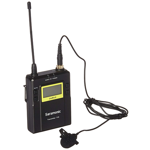 TX9 96-Channel Digital UHF Wireless Bodypack Transmitter with Lavalier Mic (514 to 596 MHz) Image 0