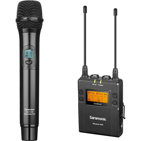 UWMIC9RX9+HU9 Dual-Channel Wireless Handheld Microphone System (514 to 596 MHz) Image 0