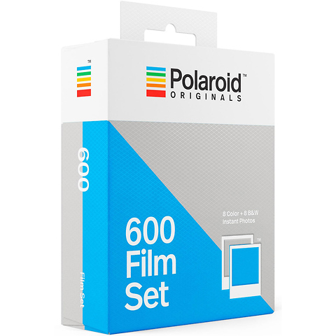 Color and Black & White 600 Instant Film Set (Double Pack, 16 Exposures) Image 1