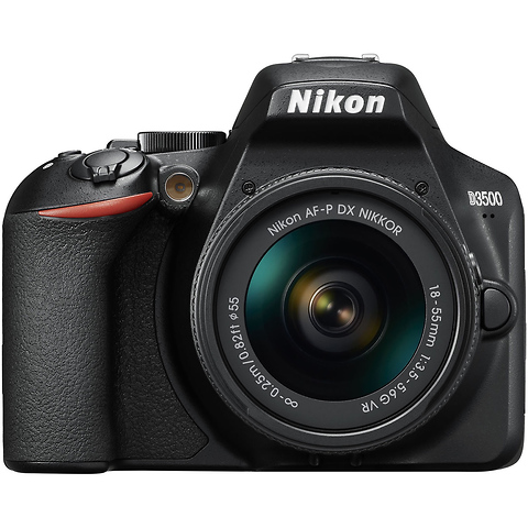 D3500 Digital SLR Camera with 18-55mm and 70-300mm Lenses (Black) Image 1
