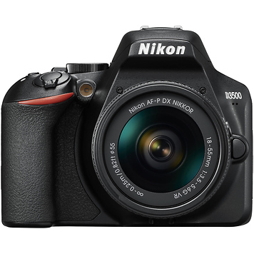 D3500 Digital SLR Camera with 18-55mm and 70-300mm Lenses (Black)