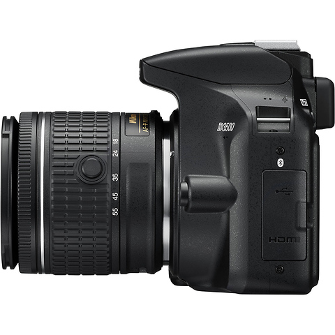 D3500 Digital SLR Camera with 18-55mm and 70-300mm Lenses (Black) Image 6