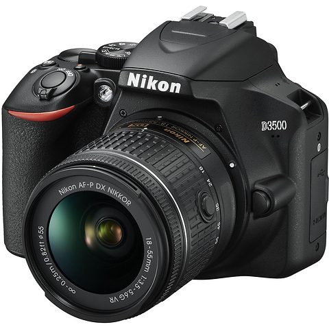 D3500 Digital SLR Camera with 18-55mm Lens (Black) Image 2