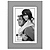 4 x 6 in. Classic Linear Wood Picture Frame (Gray)