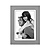 5 x 7 in. Classic Linear Wood Picture Frame (Gray)