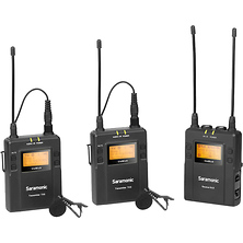 UWMIC9 RX9 + TX9 + TX9, 96-Channel Digital UHF Wireless Dual Lavalier Mic System (514 to 596 MHz) Image 0