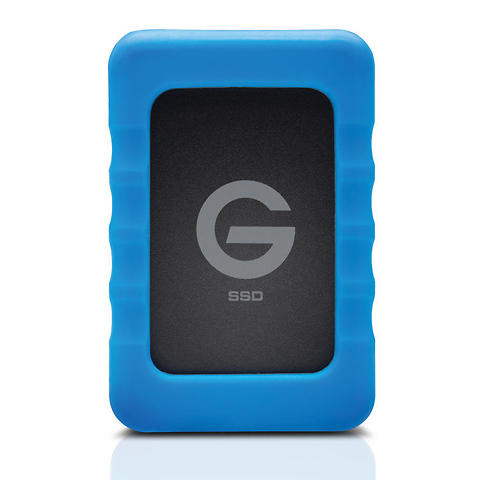 2TB G-DRIVE ev RaW USB 3.1 Gen 1 SSD with Rugged Bumper Image 1