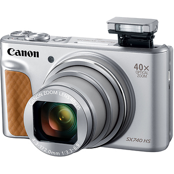 PowerShot SX740 HS Digital Camera -Silver (Open Box)