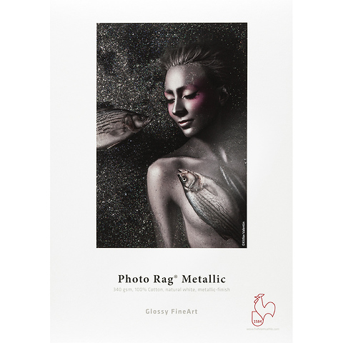 8.5 x 11 in. Photo Rag Metallic Paper (25 Sheets) Image 0