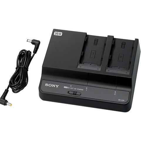 BC-U2A Dual-Bay Battery Charger / AC Adapter for BP-U90, U60, U60T, U30 Image 0