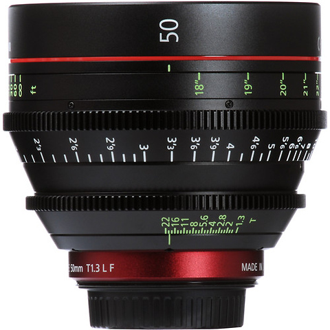 CN-E 50mm T1.3 L F Cinema Prime Lens (EF Mount) - Pre-Owned Image 0