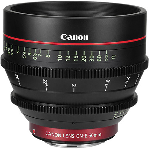 CN-E 50mm T1.3 L F Cinema Prime Lens (EF Mount) - Pre-Owned Image 1