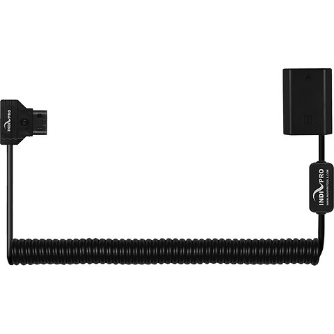Coiled D-Tap to Sony NP-FZ100 Type Dummy Battery Cable (24-36 in.) Image 1
