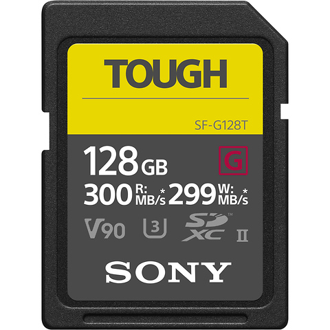128GB SF-G Tough Series UHS-II SDXC Memory Card Image 0