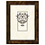 4 x 6 in. Burlwood Veneer Picture Frame (Dark Walnut)