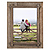 5 x 7 in. Fashion Woods Criss Cross Graywash Picture Frame (Gray)