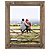 8 x 10 in. Fashion Woods Criss Cross Graywash Picture Frame (Gray)