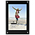 4 x 6 in. Infinity Wood Block with Magnetic Acrylic Front Picture Frame (Black)