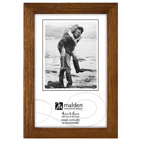 4 x 6 in. Concepts Wood Picture Frame (Chestnut) Image 0