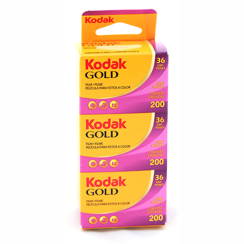 Kodak Gold 200 35mm Color Film 6 Pack 