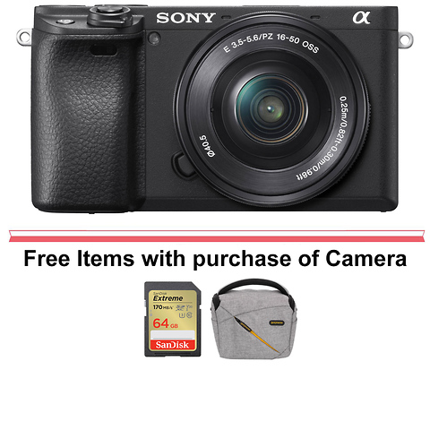 Sony Alpha a6400 Mirrorless Digital Camera with 16-50mm Lens 