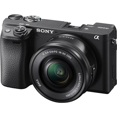 Alpha a6400 Mirrorless Digital Camera with 16-50mm Lens (Black) and FE 50mm f/1.8 Lens Image 3