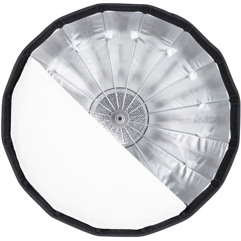 24 in. Switch Beauty Dish (Silver Interior) with Grid Image 4