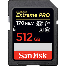 512GB Extreme PRO UHS-I SDXC Memory Card Image 0