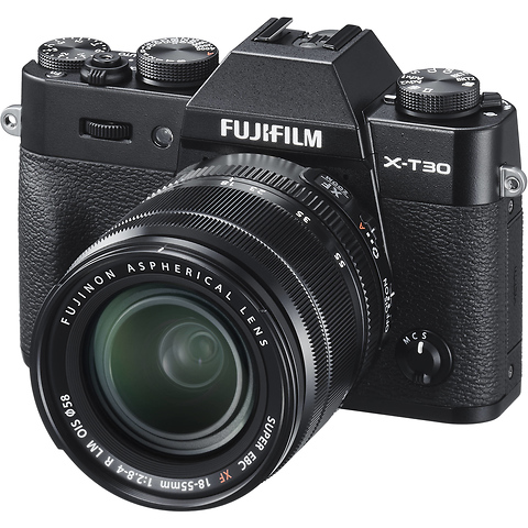 X-T30 Mirrorless Digital Camera w/18-55mm Lens Black (Open Box) Image 1