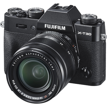 X-T30 Mirrorless Digital Camera with 18-55mm Lens (Black)