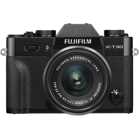 X-T30 Mirrorless Digital Camera with 15-45mm Lens (Black) Image 0