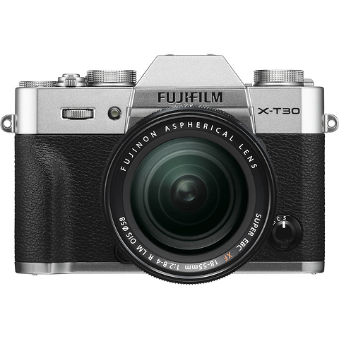 X-T30 Mirrorless Digital Camera with 18-55mm Lens (Silver) Image 0