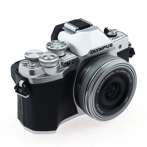 OM-D E-M10 Mk III w/ 14-42mm Kit - Silver - Open Box Image 1