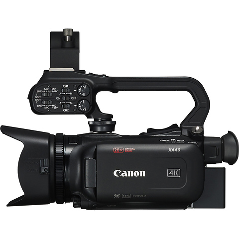 XA40 Professional UHD 4K Camcorder with Canon BP-820 Battery Pack Image 1