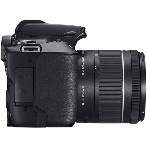 EOS Rebel SL3 Digital SLR with EF-S 18-55mm f/4-5.6 IS STM Lens Black (Open Box) Image 2