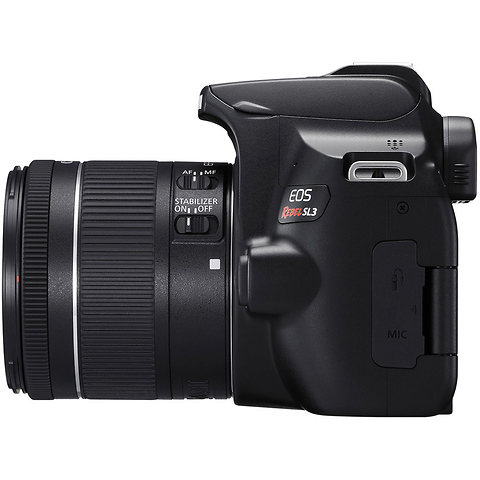 EOS Rebel SL3 Digital SLR with EF-S 18-55mm f/4-5.6 IS STM Lens (Black) Image 4