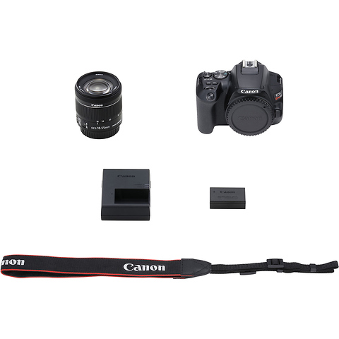 EOS Rebel SL3 Digital SLR with EF-S 18-55mm f/4-5.6 IS STM Lens (Black) Image 7
