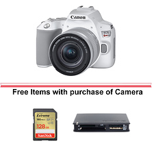 EOS Rebel SL3 Digital SLR with EF-S 18-55mm f/4-5.6 IS STM Lens (White) Image 0