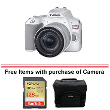 EOS Rebel SL3 Digital SLR with EF-S 18-55mm f/4-5.6 IS STM Lens (White) Image 0