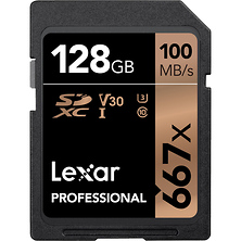 128GB Professional 667x UHS-I SDXC Memory Card Image 0