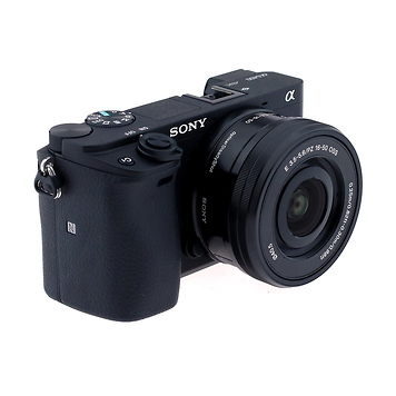 a6400 Mirrorless Digital Camera w/16-50mm Lens - Black - Open Box