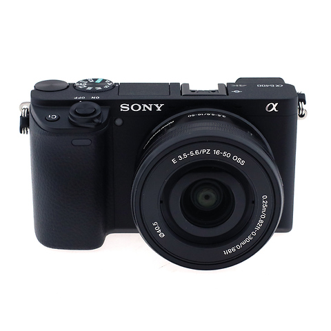a6400 Mirrorless Digital Camera w/16-50mm Lens - Black - Open Box Image 0