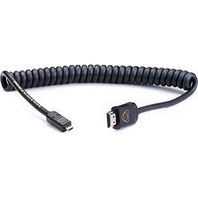 AtomFLEX Coiled Micro-HDMI to HDMI Cable 16 to 32 in. (Open Box) Image 0