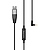SR-XLR35 XLR Female to 3.5mm TRRS Microphone Cable for DSLR Cameras and Smartphones (19.7 ft.)