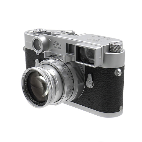 M3 Single Stroke Film Rangefinder Camera with 50mm f/2.0 Summicron Dual Range Lens Chrome - Pre-Owned Image 1
