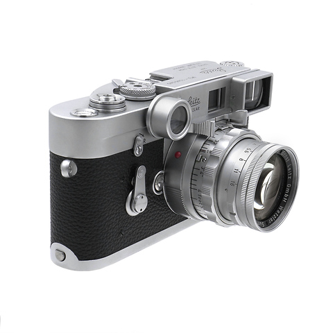 M3 Single Stroke Film Rangefinder Camera with 50mm f/2.0 Summicron Dual Range Lens Chrome - Pre-Owned Image 2